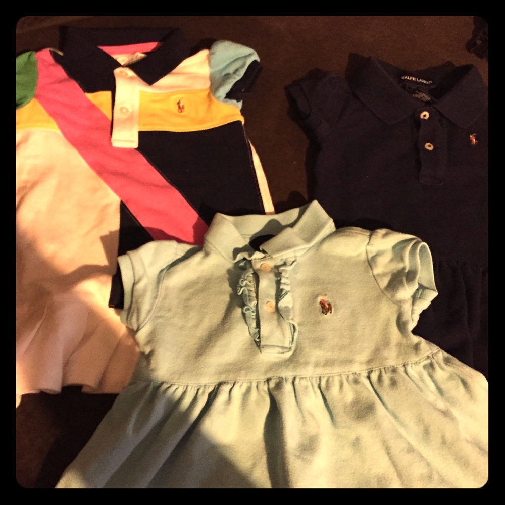3 Ralph Lauren baby dresses